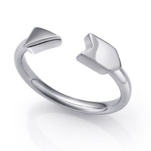 SORTIJA PLATA FLECHA