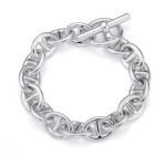 PULSERA PLATA ESLABONES