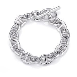 PULSERA PLATA ESLABONES