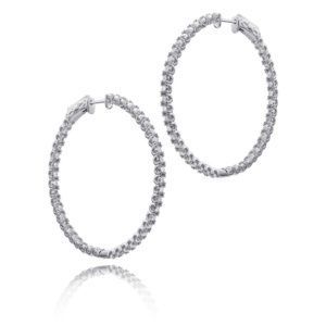 PENDIENTES PLATA Y PIEDRAS ARO