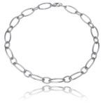 COLLAR PLATA ESLABONES 1x1