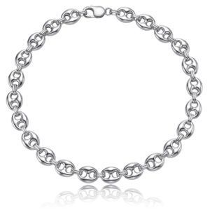 GARGANTILLA PLATA ESLABONES