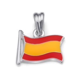 COLGANTE PLATA Y ESMALTE