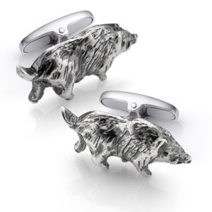 GEMELOS PLATA JABALÍES