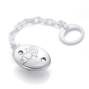 PRENDEDOR CHUPETE PLATA