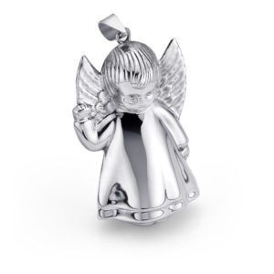 COLGANTE ÁNGEL CUNA PLATA