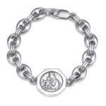 PULSERA ESCAPULARIO PLATA T6