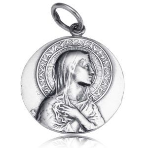 MEDALLA PLATA VIRGEN MARÍA