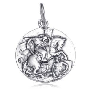 MEDALLA PLATA SANTIAGO