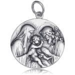 MEDALLA PLATA SAGRADA FAMILIA