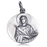 MEDALLA PLATA SANTA LUCÍA