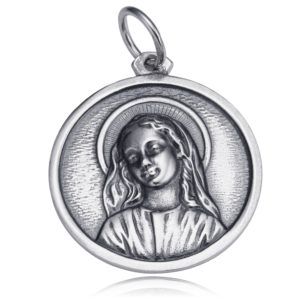 MEDALLA PLATA VIRGEN NIÑA