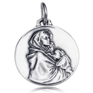 MEDALLA PLATA VIRGEN MARÍA