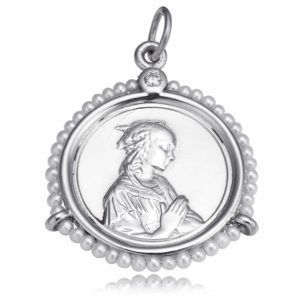 MEDALLA PLATA VIRGEN MARÍA