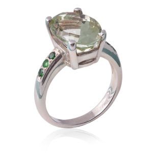 SORTIJA PLATA Y PIEDRAS