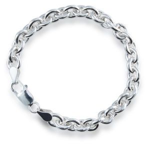 PULSERA PLATA ESLABONES