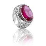 SORTIJA PLATA Y PIEDRAS