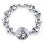 PULSERA ESCAPULARIO PLATA T6