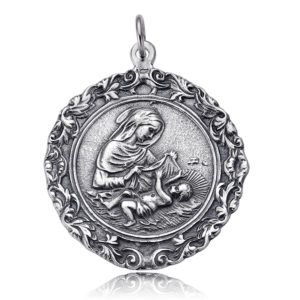 MEDALLA CUNA VIRGEN MADRE