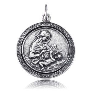 MEDALLA CUNA VIRGEN MADRE