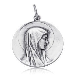 MEDALLA PLATA LOURDES