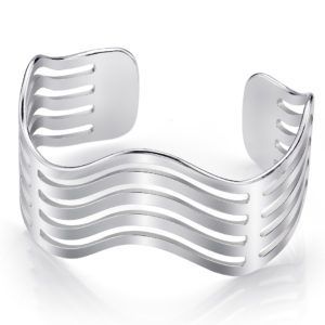 PULSERA PLATA RÍGIDA