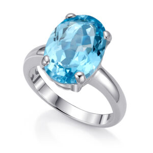 SORTIJA PLATA Y PIEDRAS