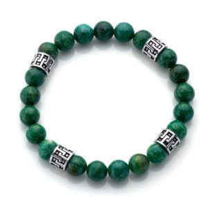 PULSERA PLATA Y PIEDRAS