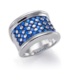 SORTIJA PLATA Y PIEDRAS