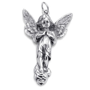 COLGANTE ÁNGEL DE CUNA PLATA