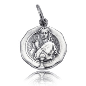 MEDALLA PLATA VIRGEN NIÑA