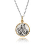 CADENA Y MEDALLA PLATA Y ORO