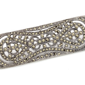 BROCHE PLATA Y PIEDRAS