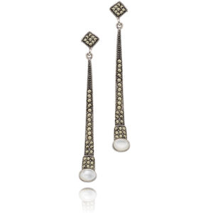 PENDIENTES PLATA Y PIEDRAS