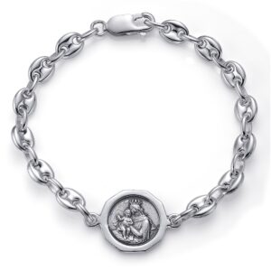 PULSERA ESCAPULARIO T2 - PLATA