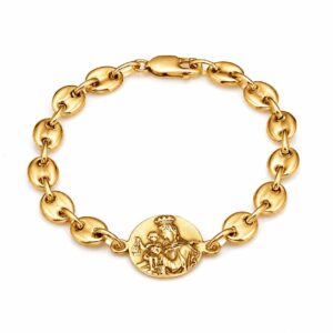 PULSERA ESCAPULARIO T3 - DORADO