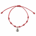 PULSERA MACRAMÉ Y PLATA