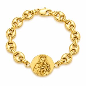 PULSERA ESCAPULARIO T5 - DORADO