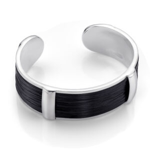 .PULSERA PLATA RÍGIDA PELO